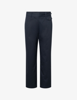 LOVECHILD: Coppola straight-leg low-rise cotton trousers