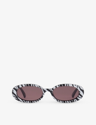 LE SPECS: Outta Love oval-frame polyethylene sunglasses