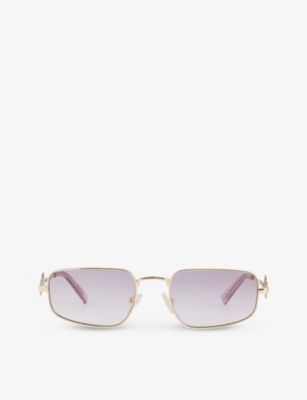 LE SPECS: Metagalactic recycled stainless steel reading sunglasses