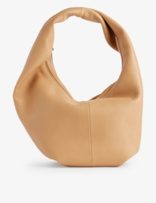 Shop Maeden Women's Canyon Yela Curved Leather Shoulder Bag