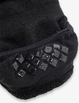 Falke Mens Black Cool Kick Recycled Polyester-blend Knitted Socks In Black