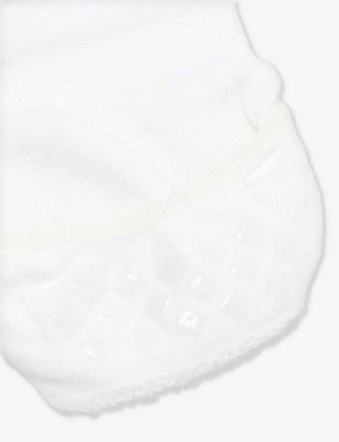 Falke Mens White Cool Kick Recycled Polyester-blend Knitted Socks In White