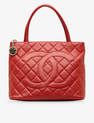 RESELFRIDGES: Pre-loved Chanel Caviar Medallion leather tote bag