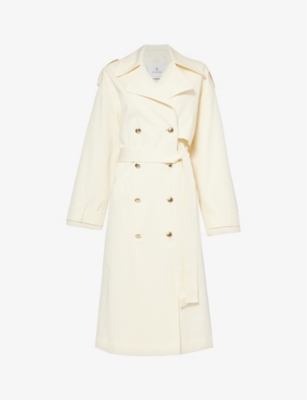 ANINE BING: Layton relaxed-fit stretch-cotton trench coat
