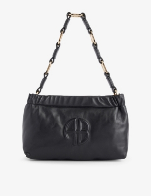 ANINE BING: Kate chain-strap leather shoulder bag