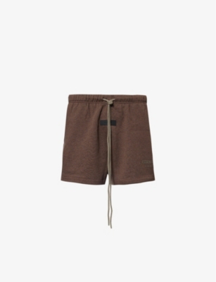 FEAR OF GOD ESSENTIALS: Brand-patch relaxed-fit cotton-blend shorts