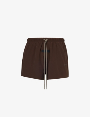 FEAR OF GOD ESSENTIALS: ESSENTIALS brand-patch woven shorts
