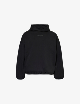 FEAR OF GOD ESSENTIALS: Brand-patch relaxed-fit cotton-blend hoody