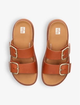 FITFLOP: Gen-FF two-buckle leather sandals