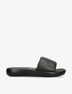 FITFLOP: IQushion Deluxe ergonomic leather slides