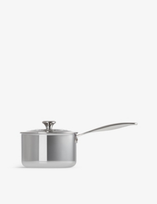 Le Creuset Signature 3-ply Stainless-steel Saucepan With Lid