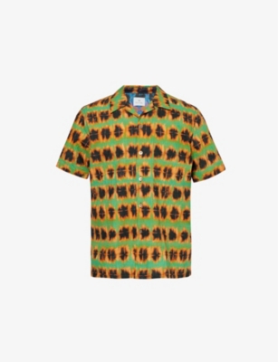 PS BY PAUL SMITH: Printed cotton-poplin shirt