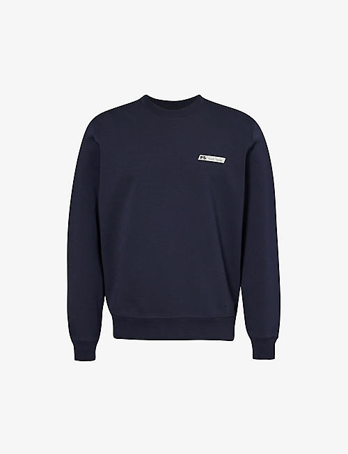 PS BY PAUL SMITH: Brand-patch relaxed-fit cotton-blend sweatshirt