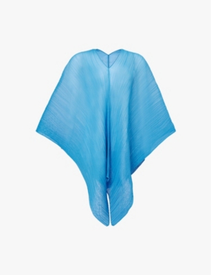 PLEATS PLEASE ISSEY MIYAKE: June Madame pleated woven top