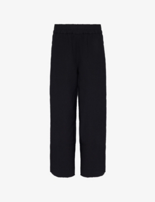 RAILS: Leon wide-leg mid-rise cotton trousers