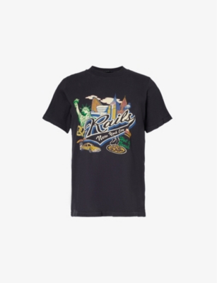 RAILS: Graphic-print cotton-jersey T-shirt