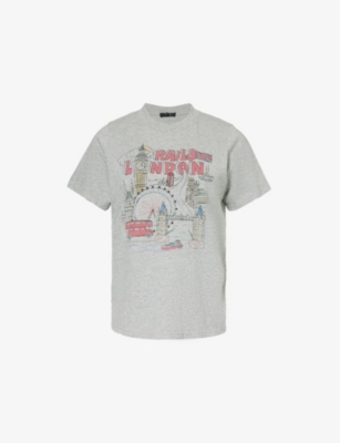 RAILS: London cotton-jersey T-shirt