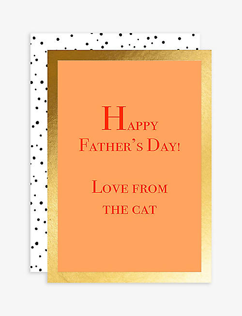 ELEANOR STUART: From The Cat Father's Day card 12cm x 17cm
