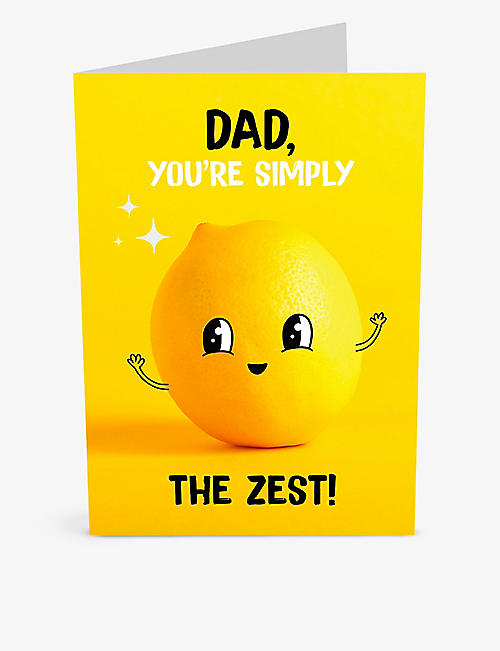 CENTRAL 23: Dad Simply The Zest Father's Day card 14.5cm x 14.5cm
