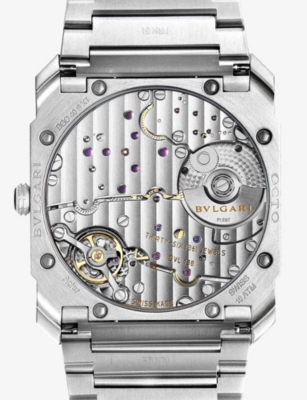 Bvlgari Stainless Steel Bgo40bpssxtauto Octo Finissimo Stainless-steel Automatic Watch In Stainless Steel