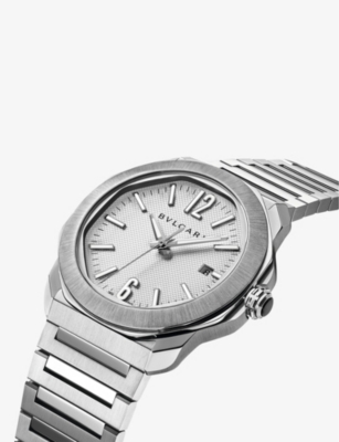 Bvlgari Stainless Steel Re00018 Octo Roma Stainless-steel Automatic Watch In Stainless Steel