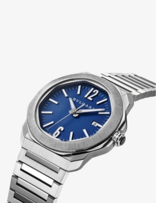 Bvlgari Stainless Steel Re00019 Octo Roma Chronograph Stainless-steel Automatic Watch In Stainless Steel