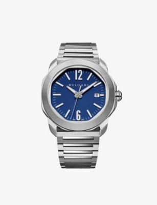 BVLGARI: RE00019 Octo Roma Chronograph stainless-steel automatic watch