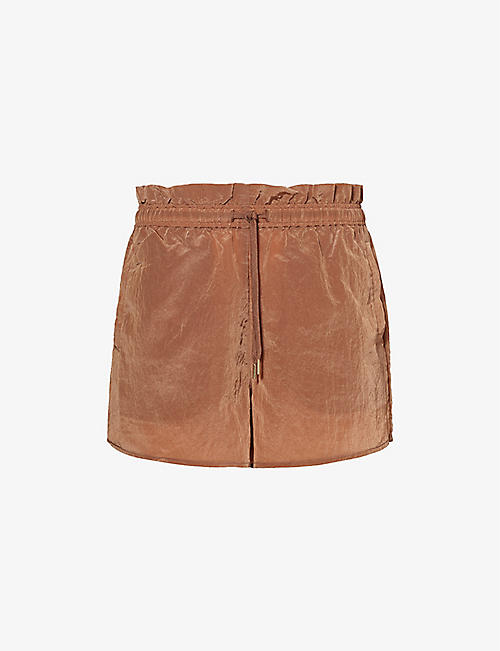 VARLEY: Tulair elasticated-waist high-rise shell shorts