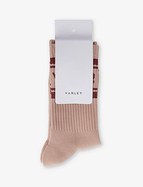 VARLEY: Astley branded stretch-woven socks