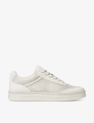 JIMMY CHOO: Rimini mesh low-top trainers