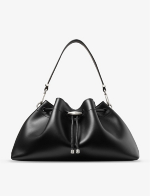 JIMMY CHOO: Cinch leather shoulder bag