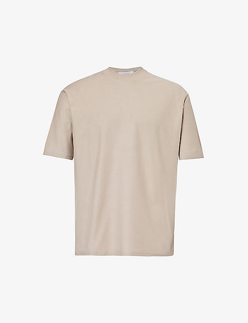 ARNE: Crewneck relaxed-fit short-sleeved cotton T-shirt