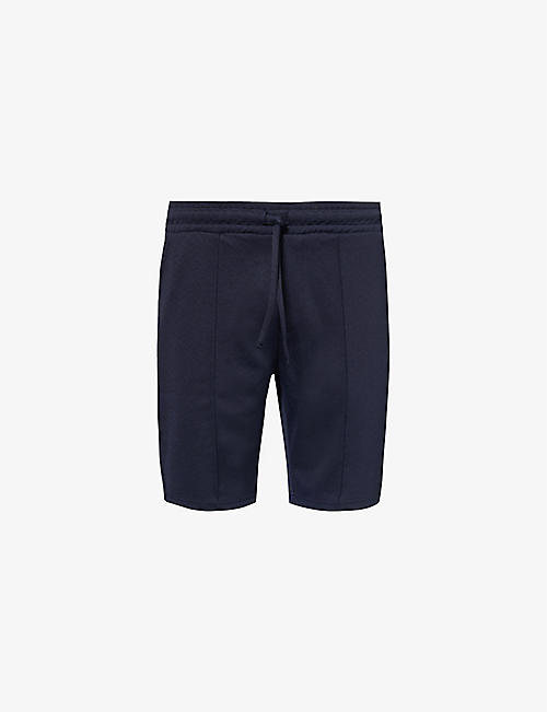 ARNE: Textured elasticated-waistband woven-blend shorts