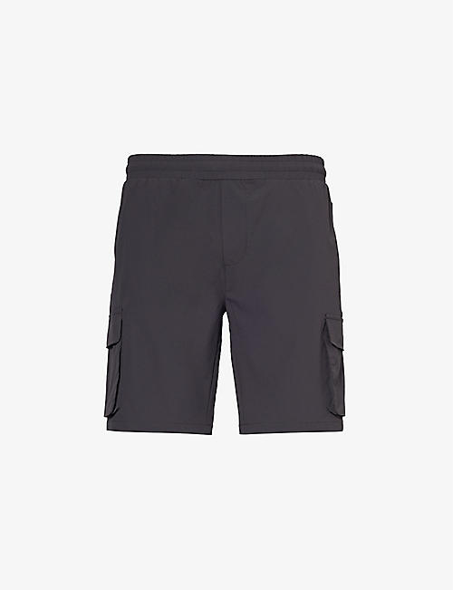 ARNE: Drawstring-waist stretch-woven cargo shorts