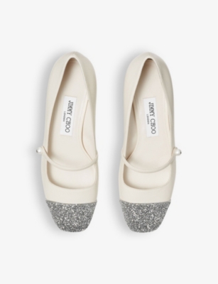 Jimmy Choo Heels In Silver/latte