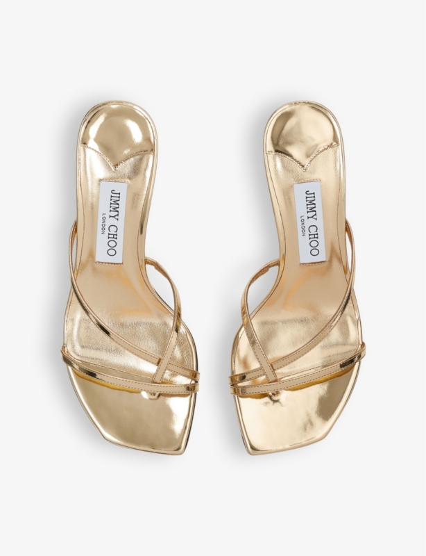 Etana 50 leather heeled mules