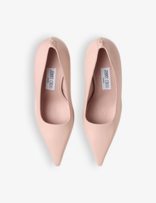 Jimmy Choo Pink Pointed Toe Pumps In Macaron