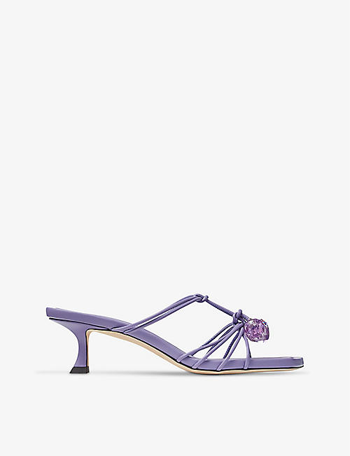 JIMMY CHOO: Jemma suede leather sandals