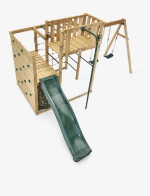 PLUM: Climbing Cube extra-large wooden outdoor playset 424cm