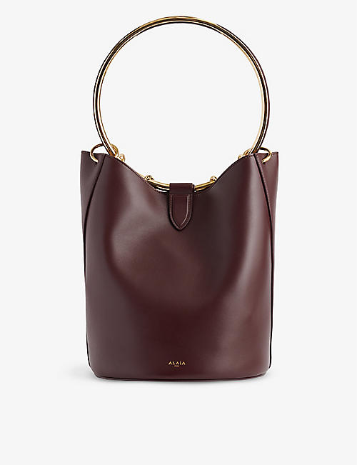 ALAIA: Ring leather shoulder bag