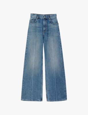 Designer straight leg jeans best sale