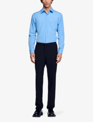 Long-sleeved cotton shirt