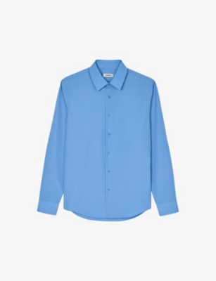 Long-sleeved cotton shirt