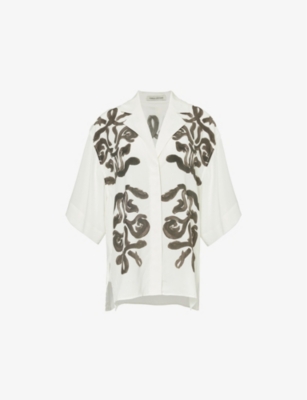 CAMILLA AND MARC: Echo relaxed-fit silk shirt