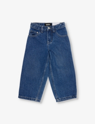 MOLO: Aska straight-leg organic denim-blend jeans 4-12 years