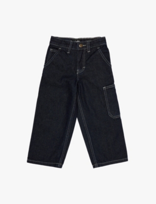 MOLO: Archer patch-pocket straight-leg jeans 4-12 years