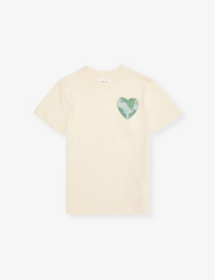 MOLO: Roxo heart-print organic-cotton T-shirt 4-12 years