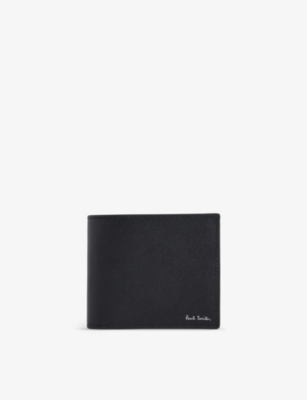 PAUL SMITH: Graphic-print leather wallet