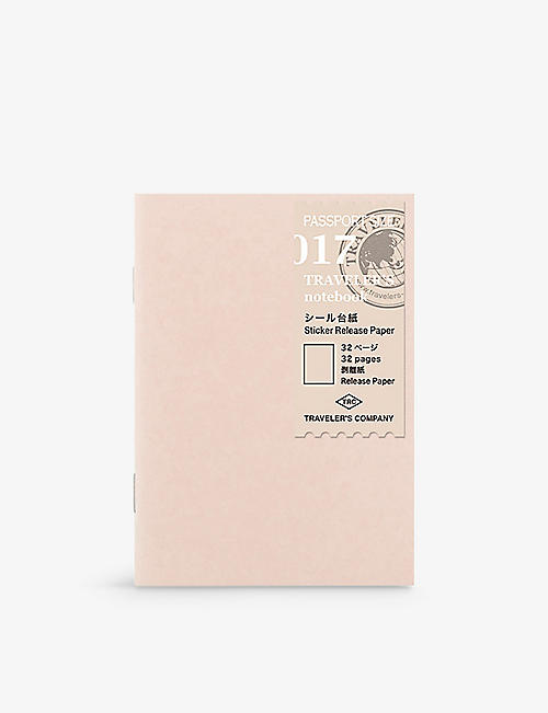 TRAVELER'S COMPANY: Passport sticker paper refill 12.4cm x 8.9cm