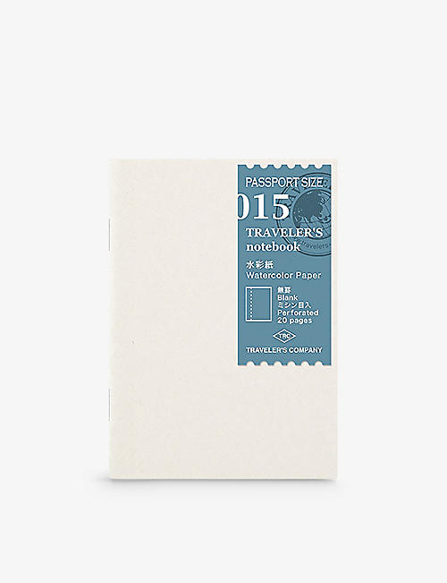 TRAVELER'S COMPANY: Traveler's Notebook Passport Watercolour perforated paper notebook refill